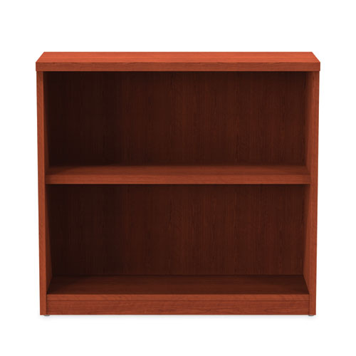 Alera Valencia Series Bookcase, Two-shelf, 31.75w X 14d X 29.5h, Med Cherry on Sale