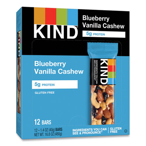 Fruit And Nut Bars, Blueberry Vanilla And Cashew, 1.4 Oz Bar, 12 box Online Sale