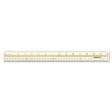 Acrylic Data Highlight Reading Ruler With Tinted Guide, 15  Long, Clear yellow Sale