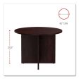 Alera Valencia Round Conference Table With Legs, 42  Diameter X 29.5h, Mahogany Online