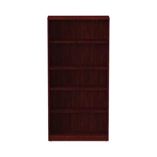 Alera Valencia Series Bookcase, Five-shelf, 31.75w X 14d X 64.75h, Mahogany Online