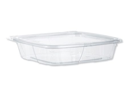 Clearpac Safeseal Tamper-resistant evident Containers, Flat Lid, 35 Oz, Clear, Plastic, 100 bag, 2 Bags carton Online