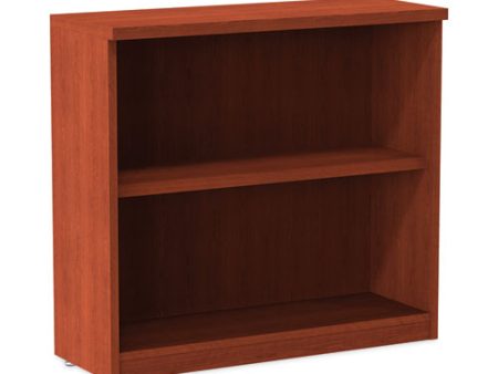 Alera Valencia Series Bookcase, Two-shelf, 31.75w X 14d X 29.5h, Med Cherry on Sale