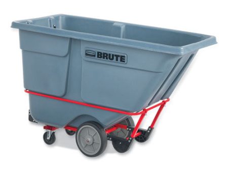 1 Cu Yd Brute Duratilt Frame Tilt Truck, Heavy Duty, 2,100 Lb Capacity, Gray Fashion