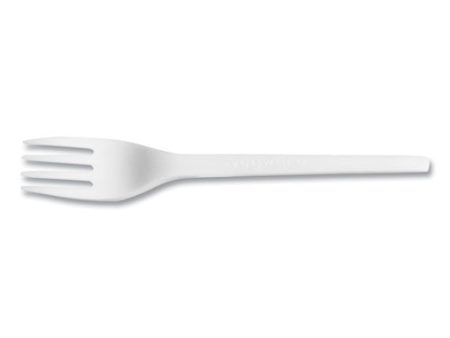 Cpla Cutlery, General Purpose Fork, Plastic, White, 1,000 carton For Sale