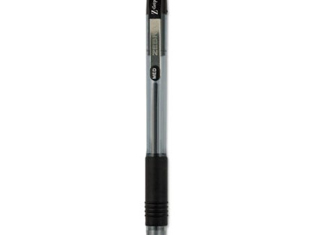 Z-grip Ballpoint Pen, Retractable, Medium 1 Mm, Black Ink, Clear black Barrel, 48 pack Online Sale