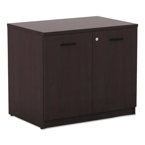 Alera Valencia Series Storage Cabinet, 34.13w X 22.78d X 29.5h, Mahogany Supply