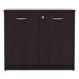 Alera Valencia Series Storage Cabinet, 34.13w X 22.78d X 29.5h, Espresso Hot on Sale