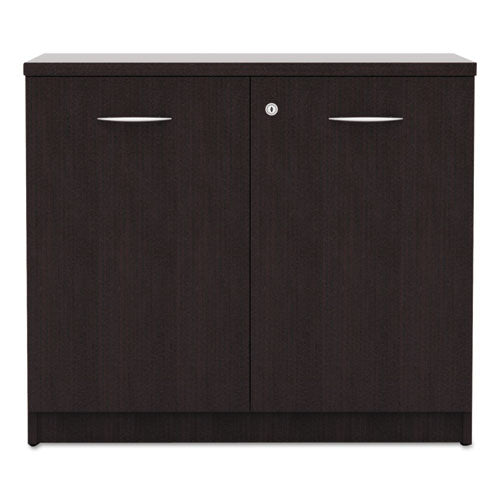 Alera Valencia Series Storage Cabinet, 34.13w X 22.78d X 29.5h, Espresso Hot on Sale