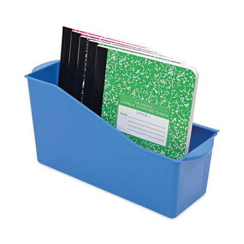 Antimicrobial Book Bin, 14.2 X 5.34 X 7.35, Blue Hot on Sale