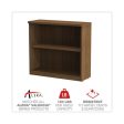 Alera Valencia Series Bookcase,two-shelf, 31.75w X 14d X 29.5h, Modern Walnut For Sale