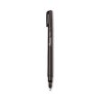 Water-resistant Ink Porous Point Pen, Stick, Fine 0.4 Mm, Black Ink, Black Barrel, Dozen on Sale