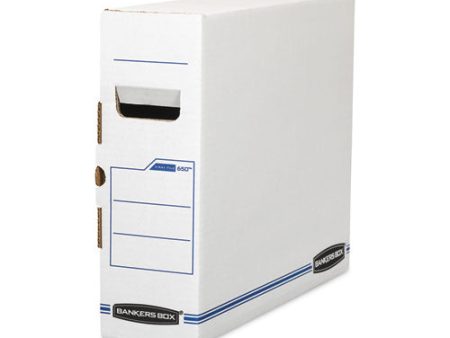 X-ray Storage Boxes, 5  X 18.75  X 14.88 , White blue, 6 carton Cheap