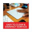 Precise Mouse Pad With Nonskid Repositionable Adhesive Back, 8.5 X 7, Bitmap Design Fashion