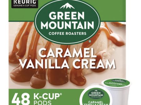 Caramel Vanilla Cream Coffee K-cups, 0.33 Oz, 48 box Online Sale