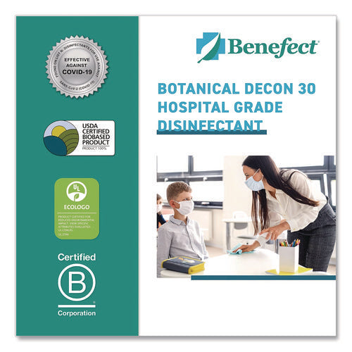 Botanical Decon 30 Disinfectant Cleaner, Light Lemon And Thyme Scent, 1 Gal Bottle For Discount