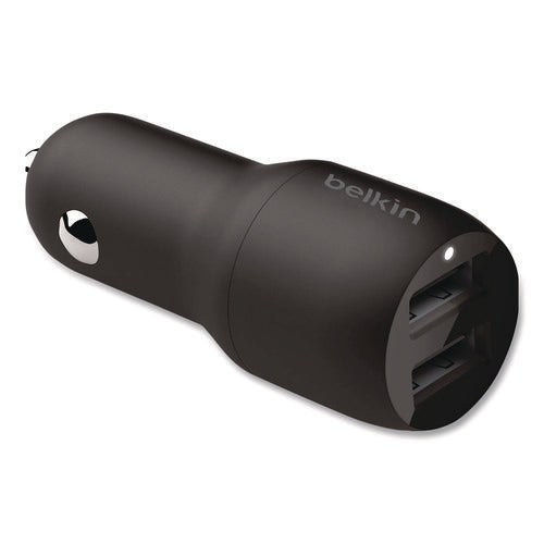 Boost Charge Dual Car Charger With Pps, Usb-a usb-c, Black Supply