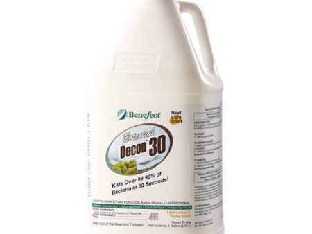 Botanical Decon 30 Disinfectant Cleaner, Light Lemon And Thyme Scent, 1 Gal Bottle For Discount