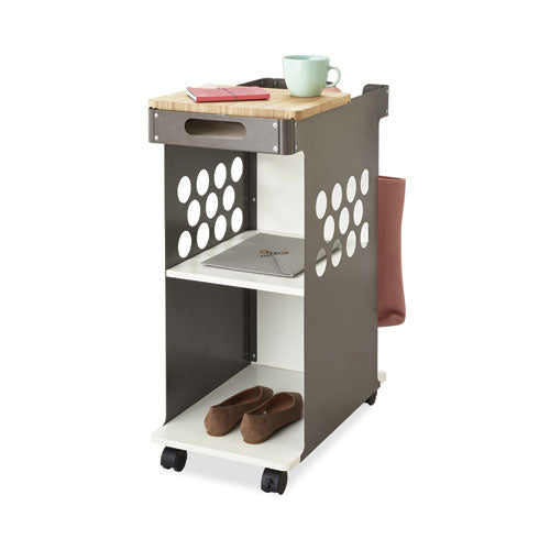 Mini Rolling Storage Cart, Metal, 3 Shelves, 1 Drawer, 200 Lb Capacity, 29.75  X 15.75  X 16.5 , White Online