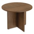 Alera Valencia Round Conference Table With Legs, 42  Diameter X 29.5h, Modern Walnut Cheap