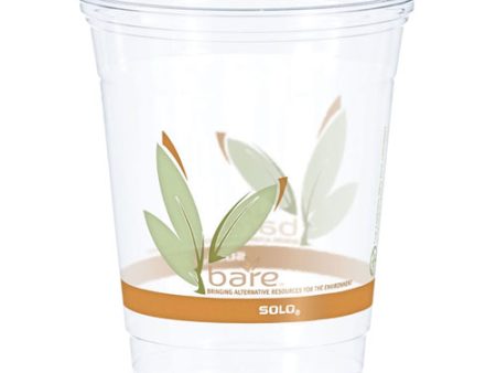 Bare Eco-forward Rpet Cold Cups, Squat, 12 Oz To 14 Oz, Plastic, Leaf Design, 50 pack, 20 Packs carton Discount