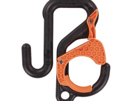 Squids 3178 Locking Aerial Bucket Hook, Tethering Point, 8.27 X 6.69 X 2.17, Black orange, Supports 40 Lbs For Discount