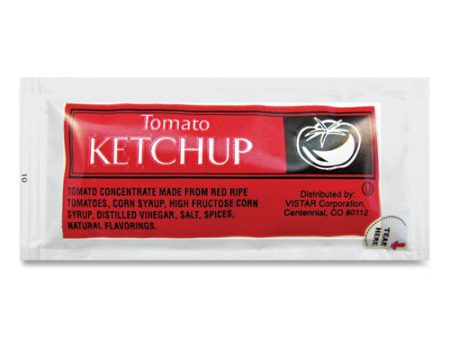 Condiment Packets, Ketchup, 0.25 Oz Packet, 200 carton Fashion