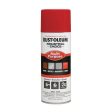 Industrial Choice 1600 System Multi-purpose Enamel Spray Paint, Flat Safety Red, 12 Oz Aerosol Can, 6 carton For Cheap