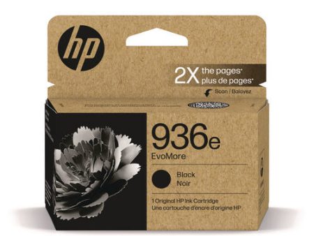 Hp 936e, (4s6v6ln) Black Original Ink Cartridges Cheap