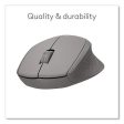 M330 Silent Plus Mouse, 2.4 Ghz Frequency 33 Ft Wireless Range, Right Hand Use, Gray Hot on Sale