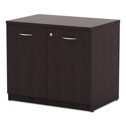 Alera Valencia Series Storage Cabinet, 34.13w X 22.78d X 29.5h, Espresso Hot on Sale