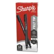 Water-resistant Ink Porous Point Pen, Stick, Fine 0.4 Mm, Black Ink, Black Barrel, Dozen on Sale