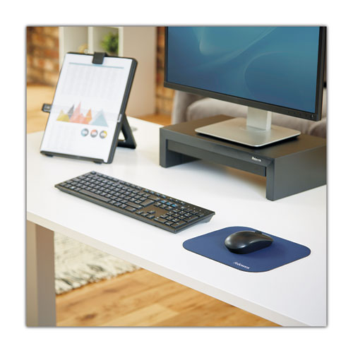 Polyester Mouse Pad, 9 X 8, Blue Online