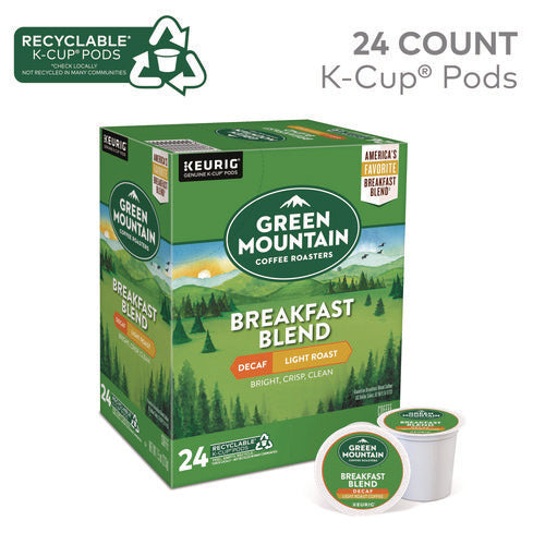 Breakfast Blend Decaf Coffee K-cups, 96 carton Online