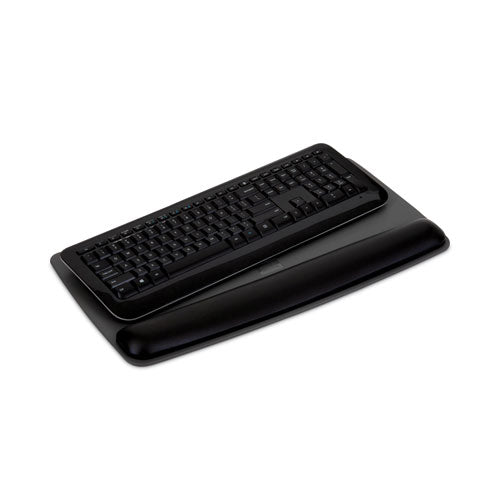 Antimicrobial Gel Keyboard Wrist Rest Platform, 19.6 X 10.6, Black gray silver Sale