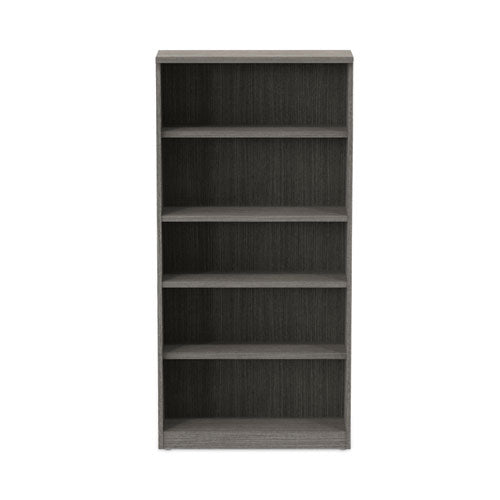 Alera Valencia Series Bookcase, Five-shelf, 31.75w X 14d X 64.75h, Gray Online Sale