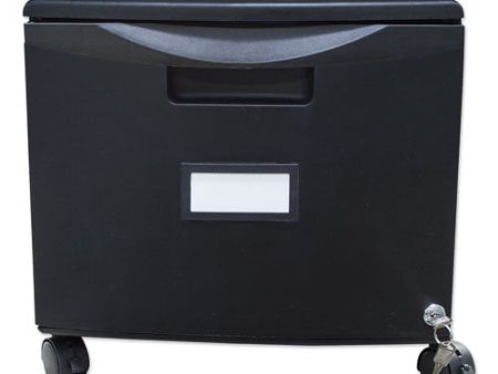 Single-drawer Mobile Filing Cabinet, 1 Legal letter-size File Drawer, Black, 14.75  X 18.25  X 12.75  Online Hot Sale