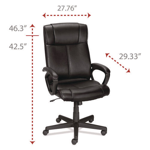 Alera Dalibor Series Manager Chair, Supports Up To 250 Lb, 17.5  To 21.3  Seat Height, Black Seat back, Black Base Online