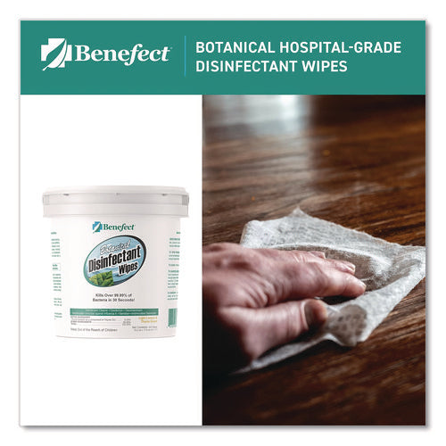 Botanical Disinfectant Wipes, 6 X 7, Light Lemon And Thyme, 250 bucket Fashion