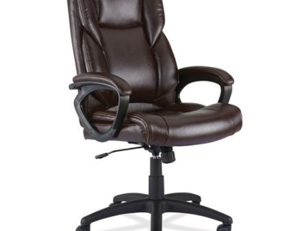 Alera Brosna Series Mid-back Task Chair, Supports Up To 250 Lb, 18.15  To 21.77  Seat Height, Brown Seat back, Brown Base Sale