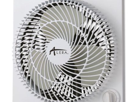 9  3-speed Desktop Box Fan, Plastic, White Hot on Sale