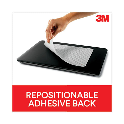 Precise Mouse Pad With Nonskid Repositionable Adhesive Back, 8.5 X 7, Bitmap Design Fashion