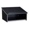 Tabletop Lectern, 23.75 X 19.87 X 13.75, Black Fashion