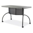 Teacher s Workpod Desk, 48  X 24  X 30 , Charcoal Slate Sale