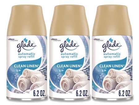 Automatic Air Freshener Refill, Clean Linen, 6.2 Oz Can, 3 pack Sale