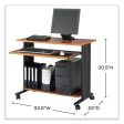 Muv Standing Desk, 35.5  X 22  X 30.5 , Cherry Sale