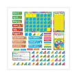 Year Around Calendar Bulletin Board Set, 12-month Calendar, 22  X 17 , Assorted Colors, 106 set on Sale