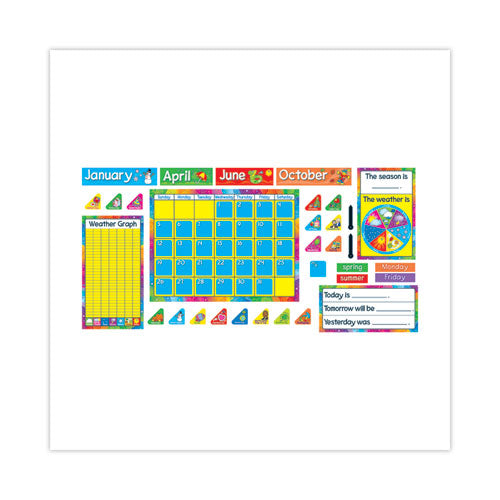 Year Around Calendar Bulletin Board Set, 12-month Calendar, 22  X 17 , Assorted Colors, 106 set on Sale