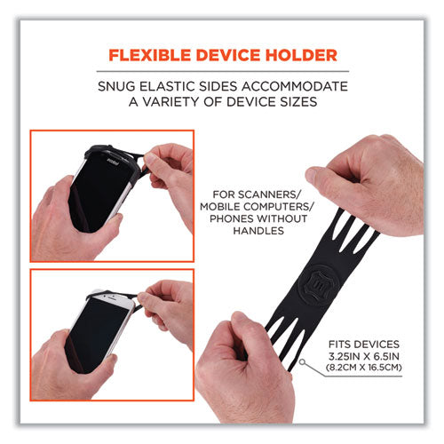 Squids 5545 Arm And Wrist Scanner Mount, Medium, 7 X 8.5 X 1.5, Elastic, Black Online Hot Sale