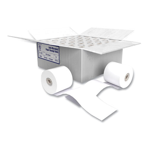 Armor Antimicrobial Receipt Roll Paper, 3  X 130 Ft, White, 50 carton Online